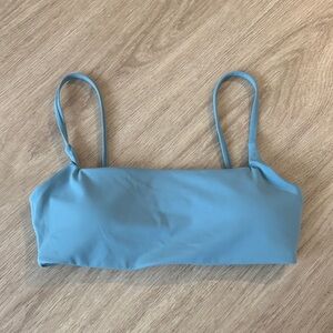 Amazon Basics Blue Strappy Sports Bra